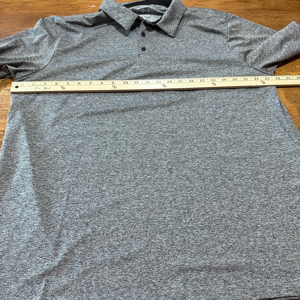 North Hudson Performance Men's Sz XL Short Sleeve Gray Golf Shirt Casual - Picture 4 of 6